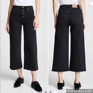 Madewell wide-leg crop jeans